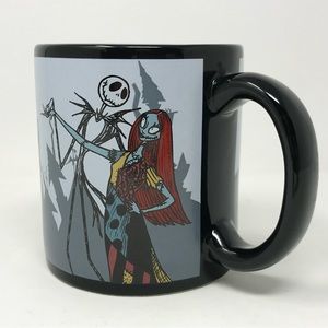 Nightmare Before Christmas Tim Burton Disney Mug Jack Skellington Sally Mayor